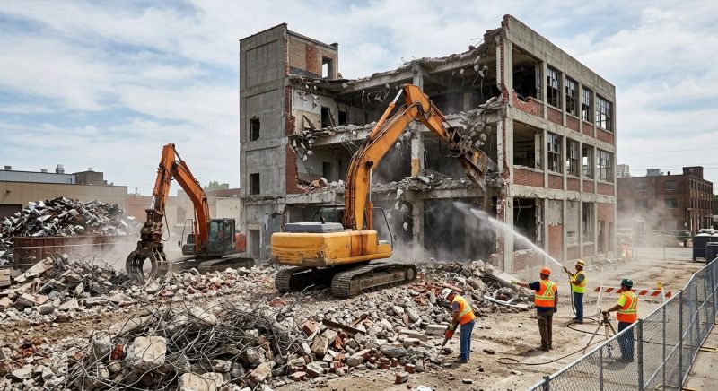 Commercial Building Removal in Bergen County, NJ
