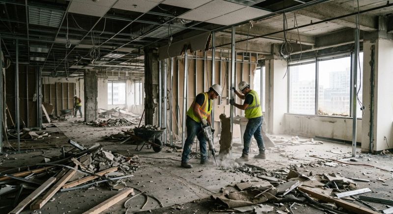 Commercial Property Demolition in Houston, TX