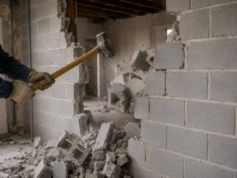 Concrete Wall Demolition in Bergen County, NJ