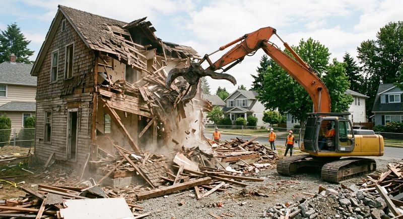 House Wrecking in Conroe, TX