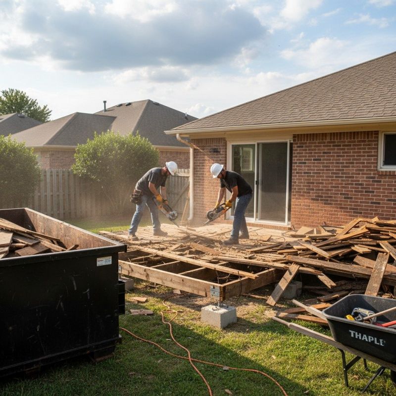 Patio Slab Demolition in Bergen County, NJ